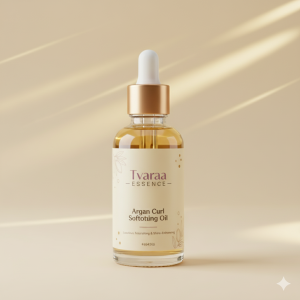 Shop Category Tvaraa Essence Argan Curl Softening Oil – Frizz Control, Shine Boost & Soft Curls Serum