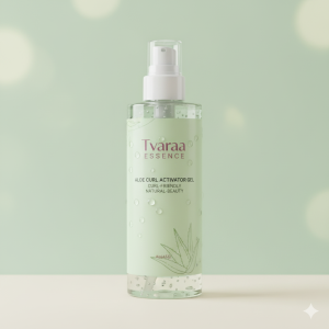 Shop Category Tvaraa Essence Aloe Curl Activator Gel – Lightweight Definition & Frizz Control for Curly Hair