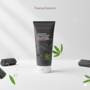 Tvaraa Essence Charcoal & Witch Hazel Oil-Control Conditioner – Purifying, Lightweight, Anti-Grease Formula