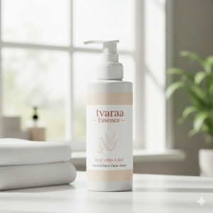 Shop Category Tvaraa Essence Aloe Vera & Oat Gentle Daily Face Wash – Soothing Cleanser for Normal, Balanced Skin