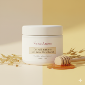 Tvaraa Essence Oat Milk & Honey Soft Wave Conditioner – Nourishing Conditioner for Soft, Defined, Frizz-Free Waves