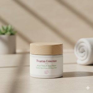Tvaraa Essence Aloe Vera & Squalane Daily Balance Moisturizer – Lightweight Hydration for Normal Skin
