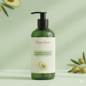 Shop Category Tvaraa Essence Avocado & Olive Oil Hydrating Shampoo – Deep Moisture & Smoothness for Dry, Frizzy Hair
