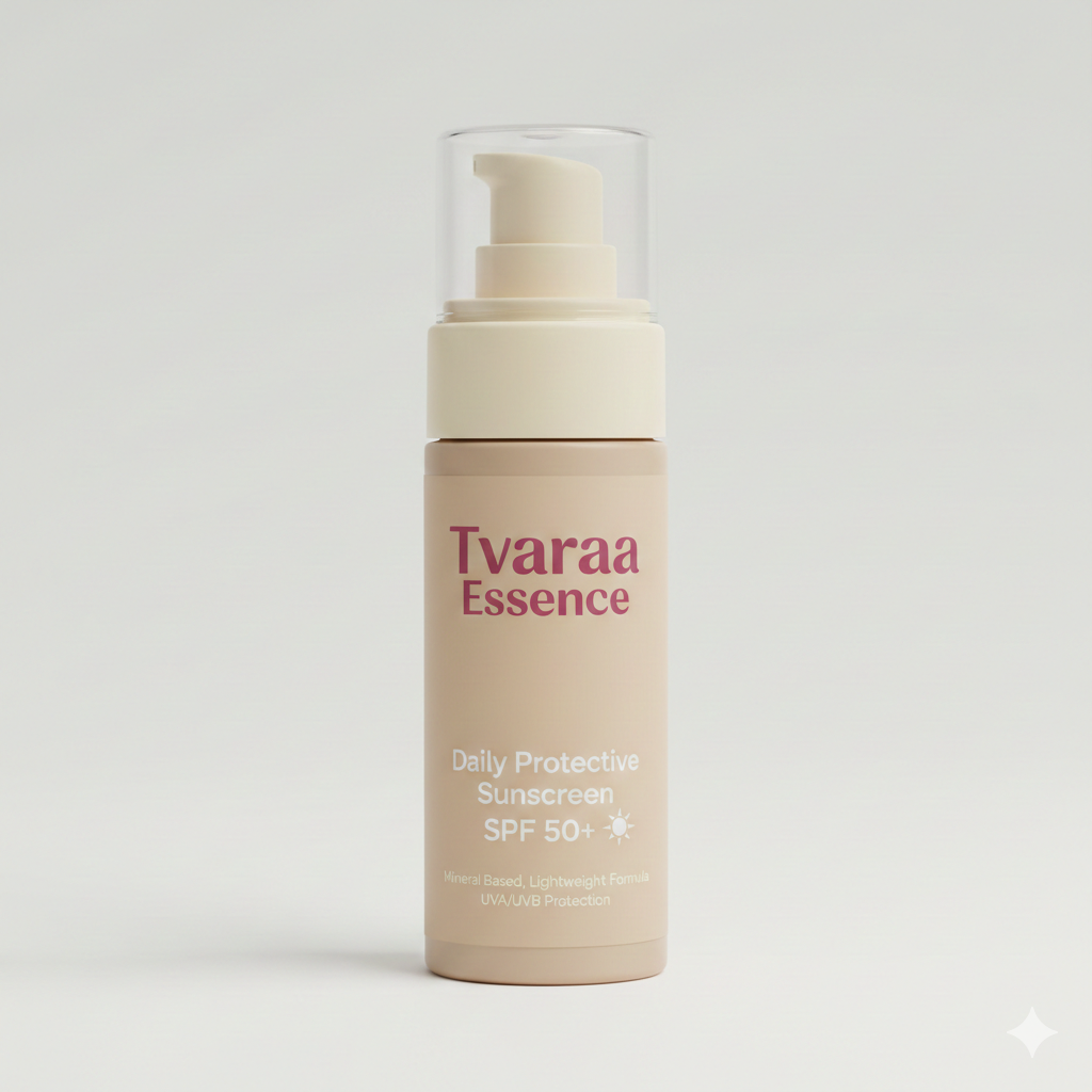 Tvaraa Essence Rice Extract & Squalane Light Cream Sunscreen – SPF 30–40 for Combination Skin Tvaraa Essence Rice Extract & Squalane Light Cream Sunscreen – SPF 30–40 for Combination Skin